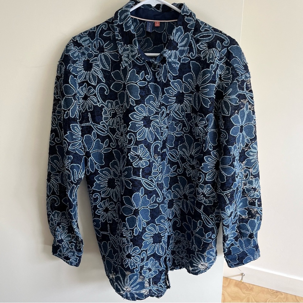 Pilcro Denim blue overshirt